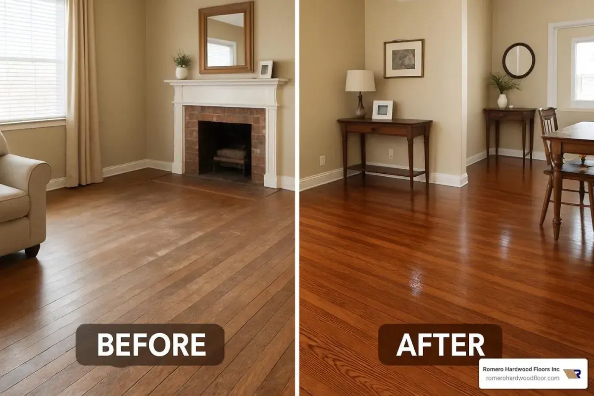 Hardwood floor refinishing in Lawrenceville GA