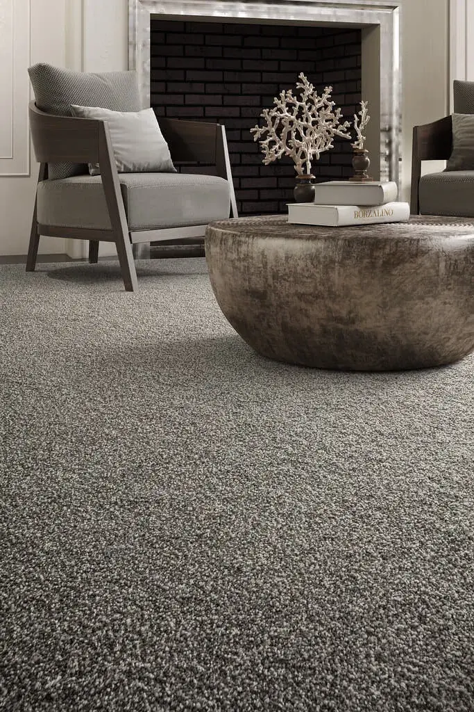 Luxury carpet installation project