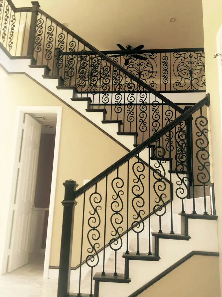 Hardwood stair treads with finished risers