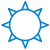Sun fade resistance icon