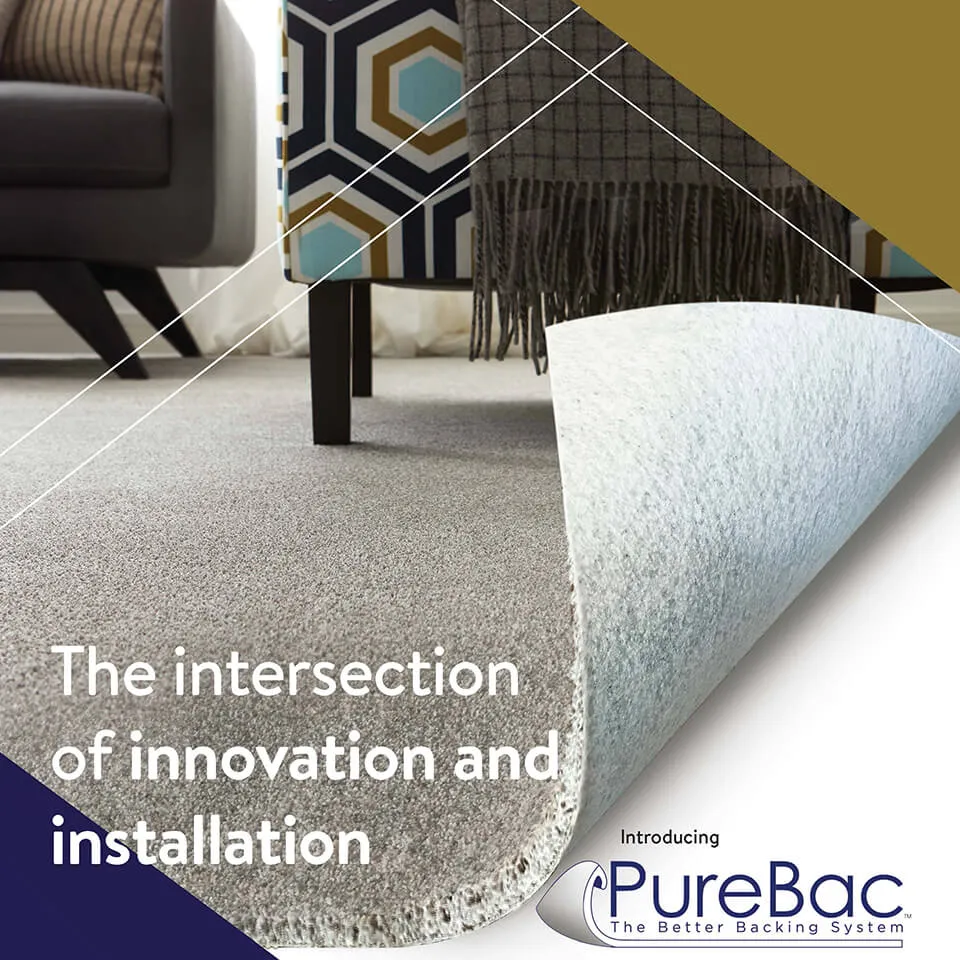 PurBac carpet backing features