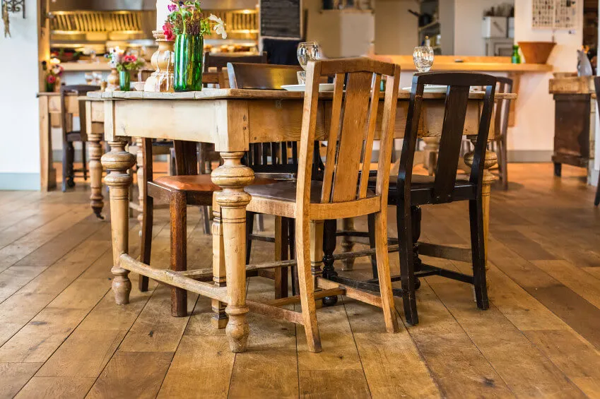 Hardwood floor repair and restoration