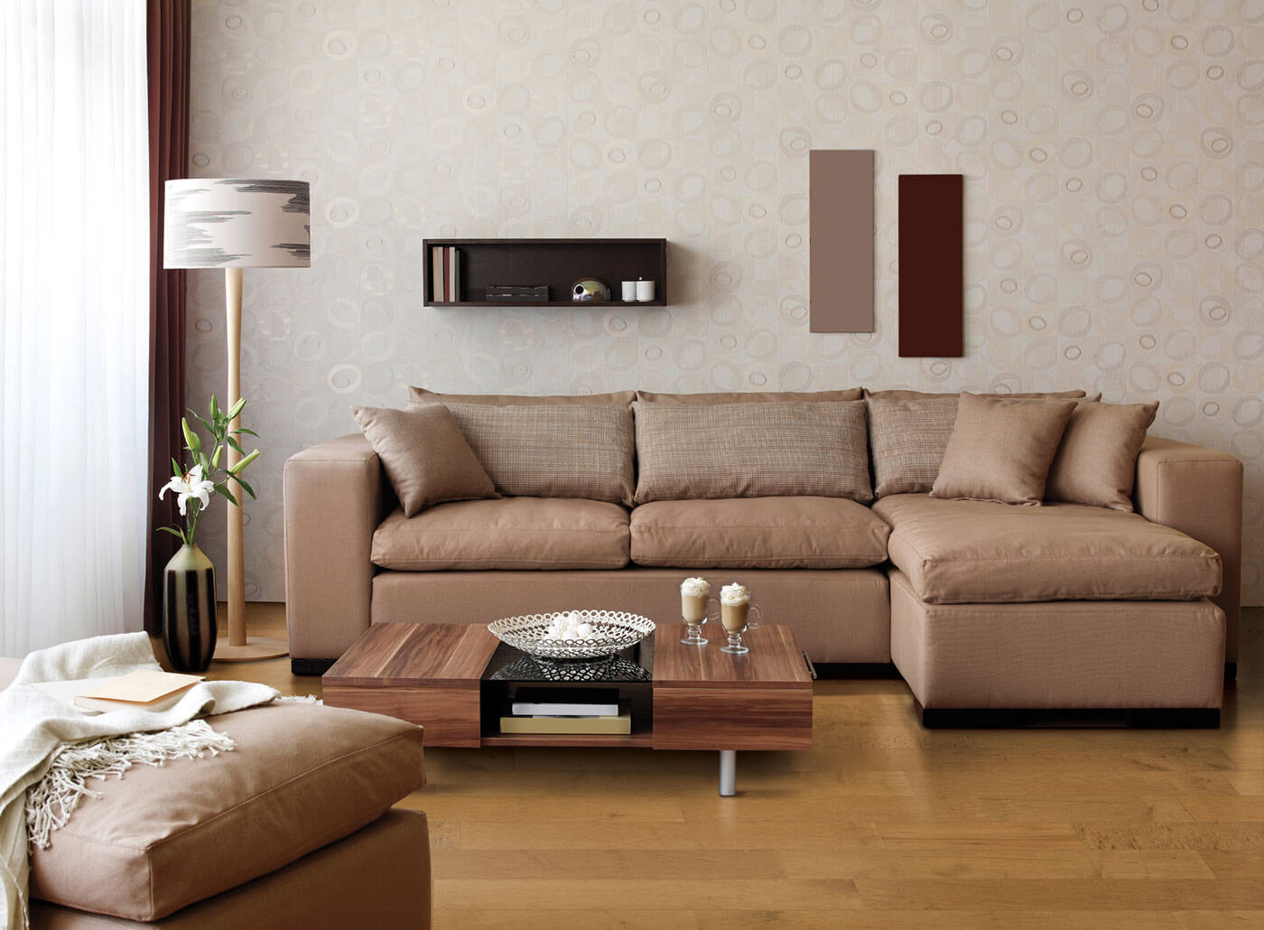 hardwood floor installation Atlanta family room