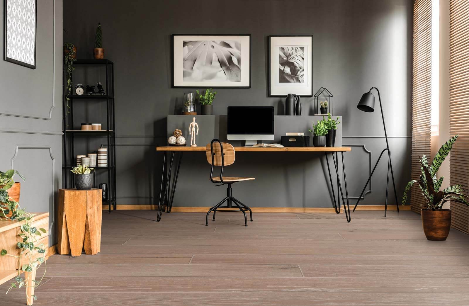 solid hardwood floors Atlanta home