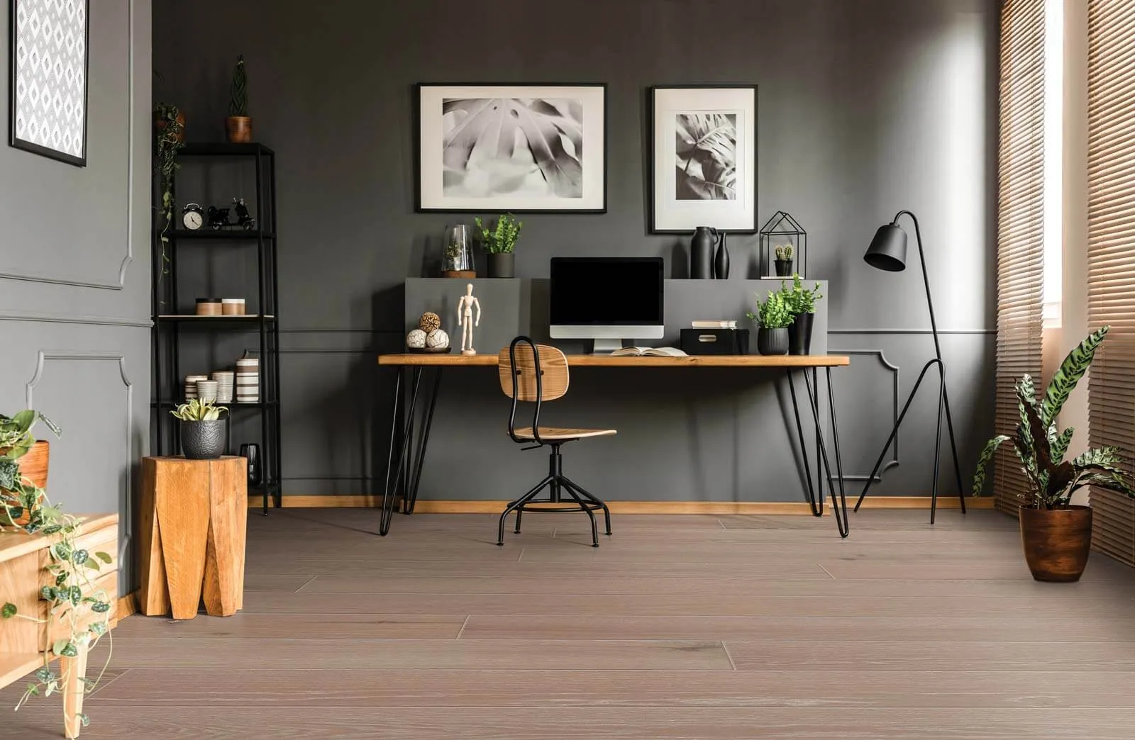 solid hardwood floors Atlanta home